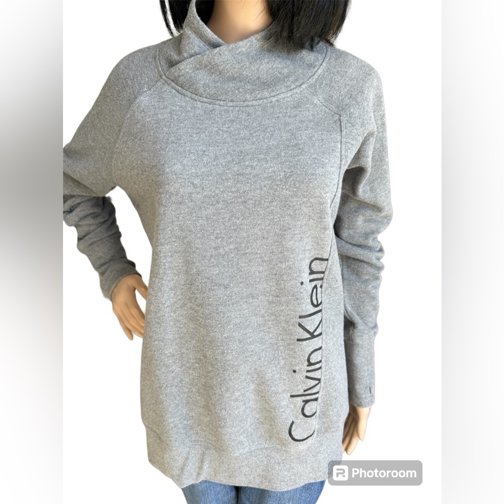 Calvin Klein Grey Cotton Sweatshirt